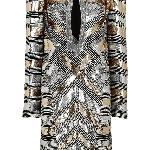 Dundas Sequin Mini Dress size 38 - Picture 2 of 11